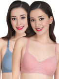 Liigne Women Everyday Non Padded Bra (Pack Of 2)