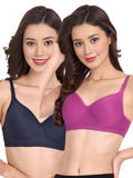 Liigne Women Everyday Non Padded Bra (Pack Of 2)