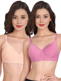 Liigne Women Everyday Non Padded Bra (Pack Of 2)