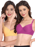 Liigne Women Everyday Non Padded Bra (Pack Of 2)
