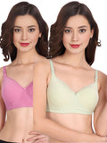 Liigne Women Everyday Non Padded Bra (Pack Of 2)
