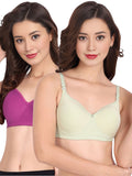 Liigne Women Everyday Non Padded Bra (Pack Of 2)