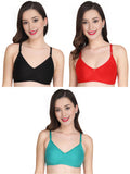 Liigne Women Everyday Padded Bra (Pack of 3) - Liigne