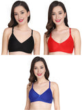 Liigne Women Everyday Padded Bra (Pack of 3) - Liigne