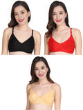 Liigne Women Everyday Padded Bra (Pack of 3) - Liigne