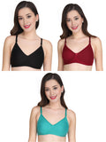 Liigne Women Everyday Padded Bra (Pack of 3) - Liigne