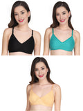 Liigne Women Everyday Padded Bra (Pack of 3) - Liigne