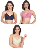 Liigne Women Everyday Padded Bra (Pack of 3) - Liigne