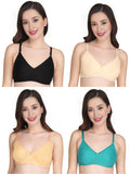 Liigne Women Everyday Padded Bra (Pack of 4) - Liigne