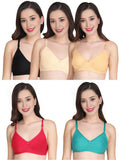 Liigne Women Everyday Padded Bra (Pack of 5) - Liigne
