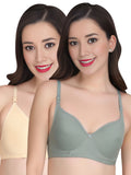 Liigne Women Everyday Padded Bra (Pack Of 2)