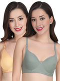 Liigne Women Everyday Padded Bra (Pack Of 2)