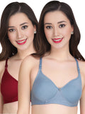 Liigne Women Everyday Padded Bra (Pack Of 2)
