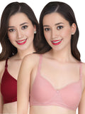 Liigne Women Everyday Padded Bra (Pack Of 2)