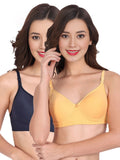 Liigne Women Everyday Padded Bra (Pack Of 2)