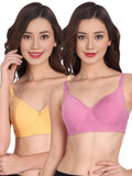 Liigne Women Everyday Padded Bra (Pack Of 2)