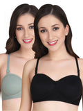 Liigne Half Cup Padded Everyday Bra For Women (Pack Of 2)