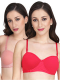 Liigne Half Cup Padded Everyday Bra For Women (Pack Of 2)