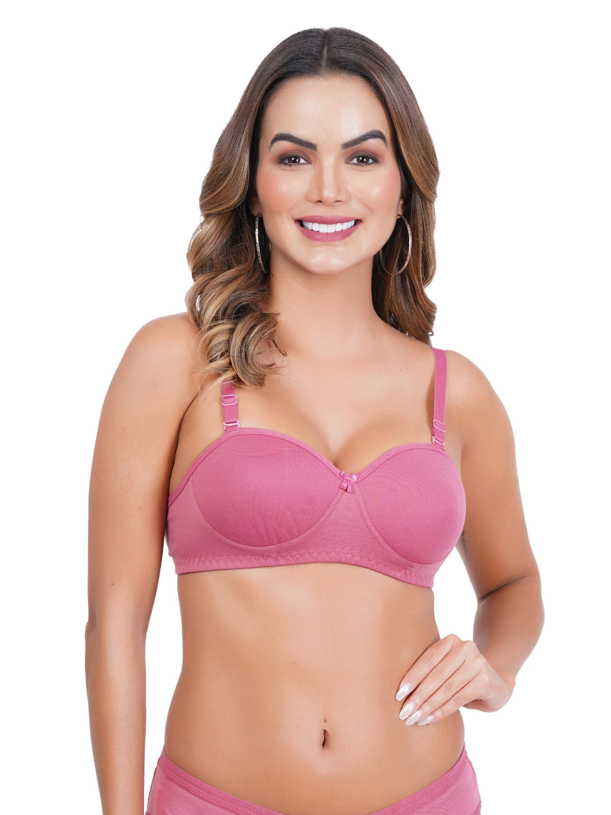 Liigne Half Cup Padded Everyday Bra For Women (Pack Of 2)