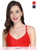 Solid Padded Bra (Pack Of 2)