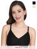 Solid Padded Bra (Pack Of 2)