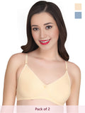 Solid Padded Bra (Pack Of 2)