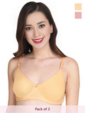 Solid Non Padded Bra (Pack Of 2)