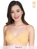 Solid Padded Bra (Pack Of 2)