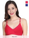 Solid Padded Bra (Pack Of 2)