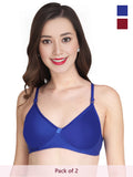 Solid Padded Bra (Pack Of 2)