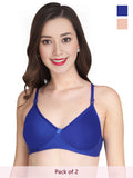Solid Padded Bra (Pack Of 2)