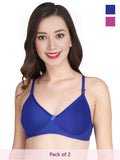 Solid Padded Bra (Pack Of 2)