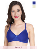 Solid Padded Bra (Pack Of 2)