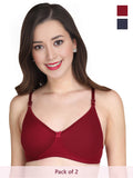 Solid Non Padded Bra (Pack Of 2)
