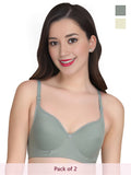 Solid Non Padded Bra (Pack Of 2)