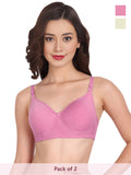 Solid Non Padded Bra (Pack Of 2)