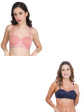 Women Everyday Half Cup Padded Bra (Pack Of 2)