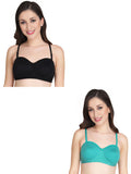 Women Everyday Half Cup Padded Bra (Pack Of 2)