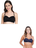 Women Everyday Half Cup Padded Bra (Pack Of 2)