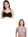 Women Everyday Half Cup Padded Bra (Pack Of 2)