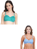 Women Everyday Half Cup Padded Bra (Pack Of 2)