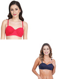 Women Everyday Half Cup Padded Bra (Pack Of 2)