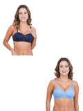 Women Everyday Half Cup Padded Bra (Pack Of 2)