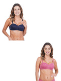 Women Everyday Half Cup Padded Bra (Pack Of 2)