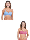 Women Everyday Half Cup Padded Bra (Pack Of 2)