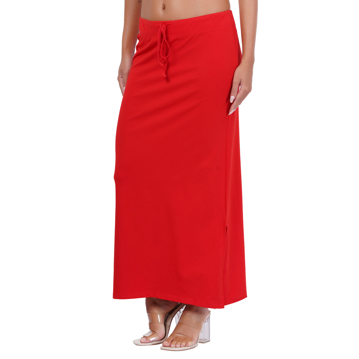 Liigne Saree Shapewear for Women Petticoat/Peticote With Side Slit