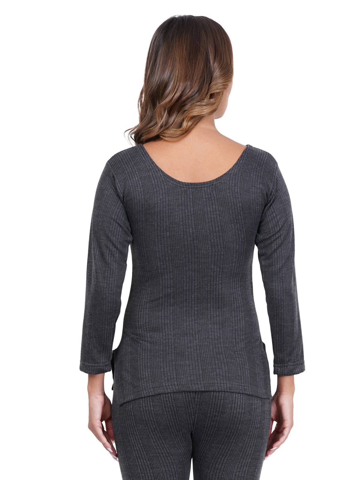 Liigne Women's Cotton Blend Thermal 3/4th Sleeves Top