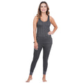 Women's Cotton Blend Sleeveless Top and Bottom Thermal Set