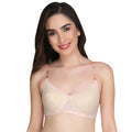 Transparent Strap Printed Padded Bra (Pack Of 1)