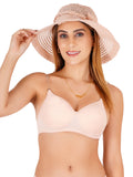 Women Everyday Padded Bra with Transparent And Bra Color Strap (VCTSSPB6313)